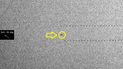 El Centro Astronómico difundió esta imagen del asteroide. (X)