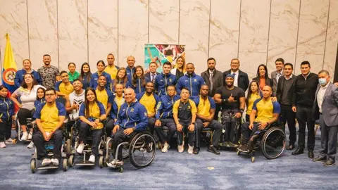 Los héroes de la delegación paralímpica colombiana. (Fuente externa)
