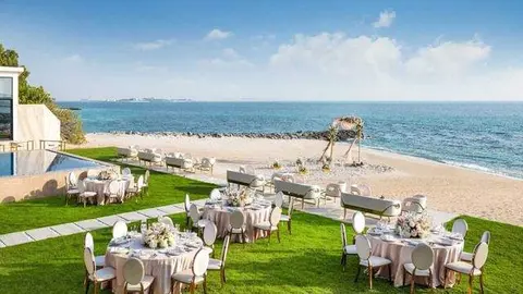 Inmejorable marco para una boda en la isla de Saadiyat. (WAM)