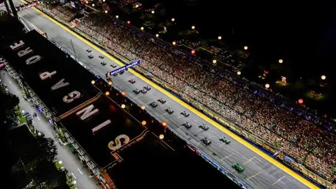 Un momento del GP Singapur 2024. (F1)