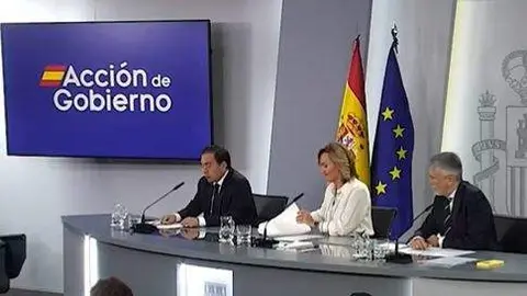 Un momento de la rueda de prensa de presentación de la herramienta digital. (X)
