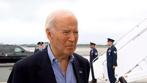 Una imagen del presidente de Estados Unidos. (X)