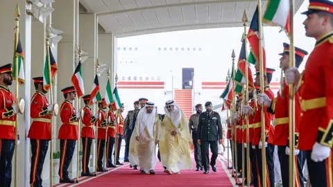 El príncipe Hamdan bin Mohammed bin Rashid Al Maktoum en Kuwait. (Imagen Suministrada)