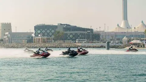 Campeonato de motos acuáticas en EAU. (WAM)