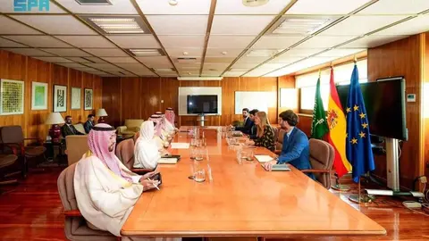 Las delegaciones saudí y española se reúnen el sábado en Madrid. (SPA)