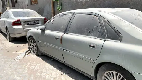 Coches en el emirato de Sharjah. (EL CORREO)