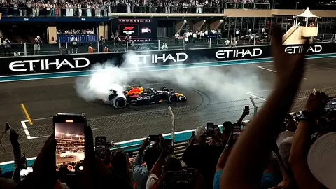 Un momento de la carrera de F1 en Estados Unidos. (Fuente externa)