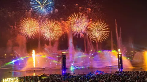 Festival de las Luces en Dubai. (WAM)
