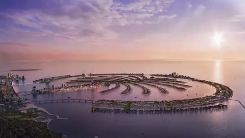 Una imagen de La Palmera Jumeirah en Dubai. (X)