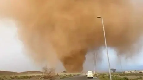 Captura de pantalla del vídeo difundido en redes sociales.