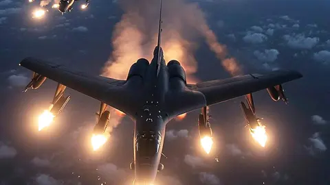 Aviones de guerra israelíes rumbo a Irán. (X)