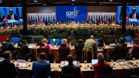 Reunión del G20 en Brasil. (WAM)