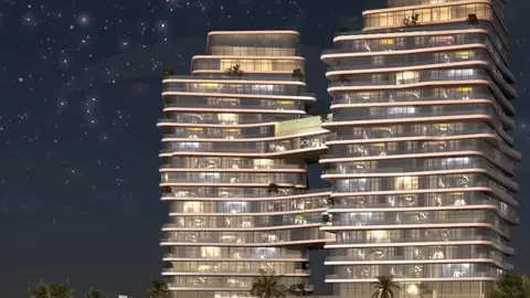 El edificio en la la isla Al Marjan. (Web The Luxe Developers)