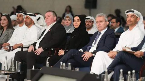 Un momento de la ceremonia de apertura de la reunión en Abu Dhabi de equipos médicos de emergencia. (WAM)