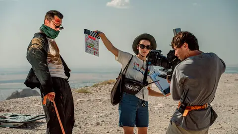 Grabación una película en Dubai. (WAM)