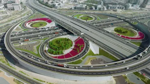 Las flores cambian el paisaje de Dubai. (Dubai Media Office)