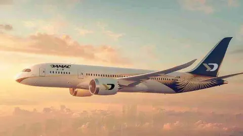 Una imagen de un avión de la aerolínea difundida en X