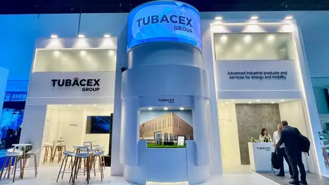 Stand de Tubacex en Adipec 2024. (Cedida)