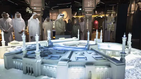 Un momento de la inauguración del museo en la Gran Mezquita. (WAM)
