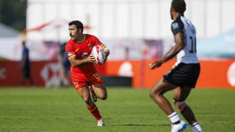 La selección española de rugby 7 perdió este domingo contra la de Fiyi tras protagonizar en Dubai unas espectaculares Series Mundiales 24/25 de Rugby 7s. (Fuente externa)