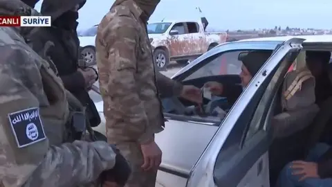 Una imagen de medios turcos de este lunes en Siria. (X)