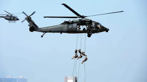 Una imagen de un desfile militar de EAU. (WAM)