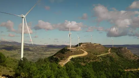 Parque eólico de Saeta. (X)