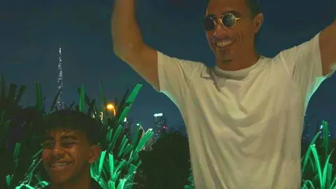 Lamine Yamal en Dubai. (X)