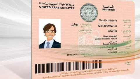 Tarjeta de Identidad de EAU. (X)