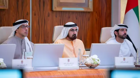 Primera reunión del Gabinete de EAU 2025. (X)