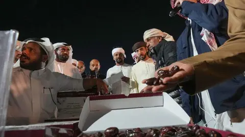 Exquisito fruto en el Festival de Dátiles de Al Ain. (WAM)
