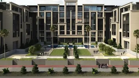 Edificio en Masdar City de Abu Dhabi. (X)