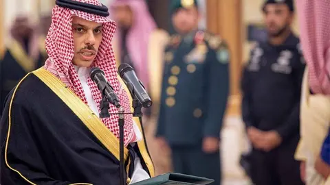 Faisal bin Farhan, ministro de Exteriores de Arabia Saudí. (Fuente externa)