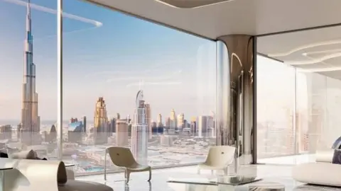 Vistas desde el ático de Neymar. (Fuente externa)