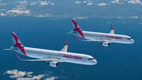 Air Arabia es una aerolínea de bajo coste emiratí con sede en Sharjah. (Fuente externa)