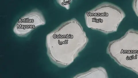 Isla Colombia en Dubai. (Fuente externa)