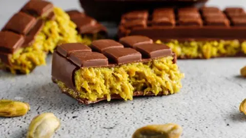 Los pistachos son parte esencial de la tableta de chocolate de Dubai. (x)