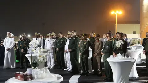 La Guardia Revolucionaria de Irán en el puerto de Jebel Ali en Dubai. (IRNA)