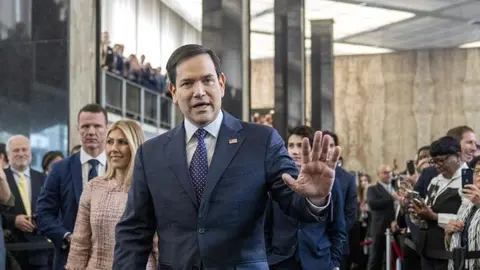 El secretario de Estado de Estados Unidos, Marco Rubio, viajará en los próximos días a Alemania, Israel, Arabia Saudí y Emiratos Árabes Unidos. (Fuente externa)
