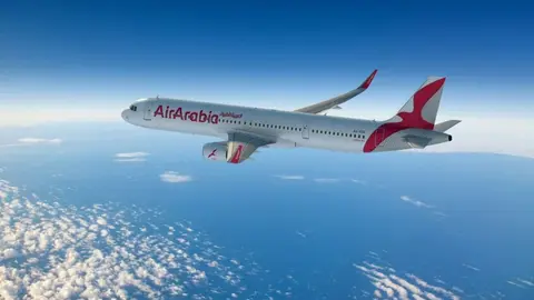 Un avión de Air Arabia. (WAM)