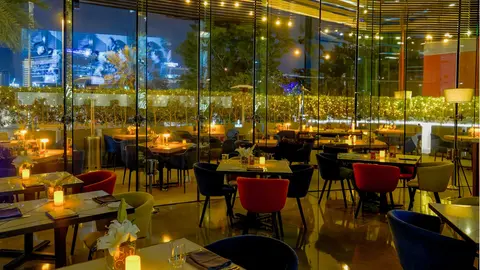 Terraza del restaurante Ciao Bella. (Cedida)