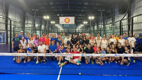 Torneo de Pádel de la Spanish Society en el Emirates Golf Club (Cedida).