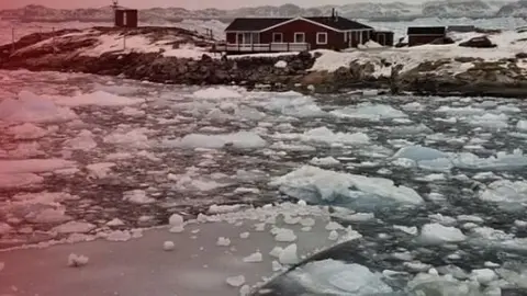 Hielo en Groenlandia. (X)