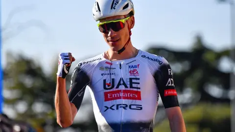 El ciclista español Juan Ayuso, (WAM)