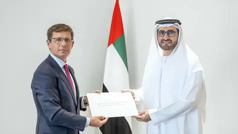 El embajador de España en EAU presenta credenciales en Abu Dhabi. (WAM)