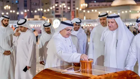 Un momento de la inauguración del Noches del Patrimonio en Sharjah. (WAM)