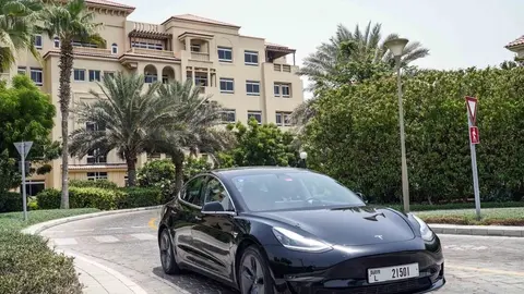 Un Tesla en EAU. (WAM)