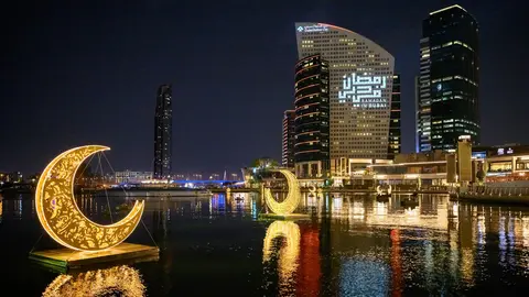 Una imagen de Dubai Festival City en Ramadán. (WAM)