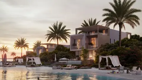 Una imagen del proyecto de playa en Sharjah. (WAM)