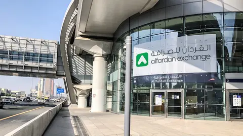 La estación de Metro Alfardan Exchange. (RTA)
